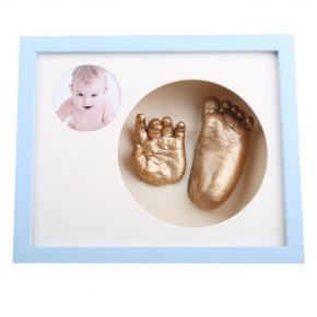 3D Baby Casting Kit with wood panting picture frame-AZY16-LT 10CSY