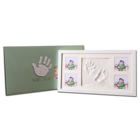 Baby shower souvenir gift handtprint kit picture frame first year baby photo frame-AZY17-BABYFIVE